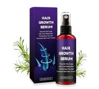 Spray siero per la cura dei capelli per uomo/donna, spray per la cura del cuoio capelluto con estratto di rosmarino, non grasso, cura delicata per tutti i tipi di capelli, 60 ml