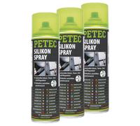 Spray Silicone Spray Lubrificante Trennmittel PETEC 70750 3 X 500 ML