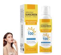 Spray Solare SPF 100 per Capelli e Cuoio Capelluto - Nebbia Invisibile e Leggera con Protezione UV - Previene lo Sbiadimento e la Secchezza - Formula Non Untuosa - Ideale per Spiaggia (1 pezzo)