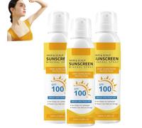 Spray Solare SPF 100 per Capelli e Cuoio Capelluto - Protezione UV Anti-Sbiadimento - Formula Non Untuosa - Ideale per la Spiaggia e Tutti i Tipi di Capelli (3 pezzo)