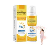 Spray solare SPF 100 per capelli e cuoio capelluto, spray protettivo solare per capelli, formula leggera e non untuosa, previene lo sbiadimento del colore e la secchezza (1pc)