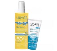 Spray SPF50+ + Crema Detergente Bariesun Uriage PROMO