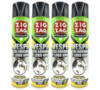 Spray Vespaio Power, VESPE, CALABRONI E LORO NIDI Specialist. Super Getto Pompiere Oltre 5 Metri - Per Esterni 600ml (4 Spray)