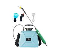 Sprayer elettrico da giardino, Backpack Water Sprayer, Adjustable Mist Wand, 23,62 x 33,86 pollici 5 l Tank Capacity, 3 Nozzle Settings, for Car Detailing, Plant Watering, Yard, Window, Floor Cleaning