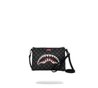 Pochette a tracolla Sharks In Paris WTF Bubbly Black Check Sprayground