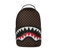 SPRAYGROUND - Big Backpack Shark Check Embossed B8232 - - Bags - Donna - Marrone - ONE SIZE