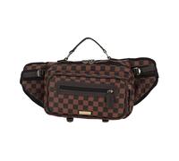 SPRAYGROUND - Borsa a tracolla con stampa check marrone/nero - - Bags - unisex - Marrone - ONE SIZE