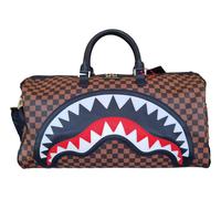 Sprayground Sawtooth Sharks in Paris Borsone da weekend marrone, plastica, 50 x 28 x 26cm