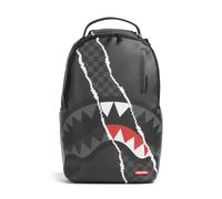 Sprayground Center Rip Revealing Gray Check Zaino nero, plastica, unisex