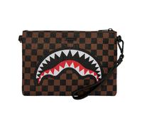 SPRAYGROUND - Check 2 Emboss Crossover Clutch - - Bags - Uomo - Marrone - ONE SIZE