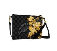 SPRAYGROUND - Gold Floral Remix Crossover Clutch - - Bags - Donna - Nero - ONE SIZE