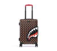 SPRAYGROUND valigia trolley da viaggio peeking character check 910CL257NSZ
