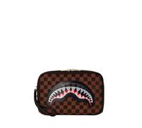Sprayground pochette SHARKS IN PARIS LENTICULAR CHOMP TOILETRY Marrone TU