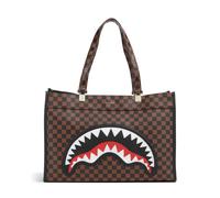 Sprayground Sawtooth Sharks in Paris Borsa shopper nero/marrone, plastica, unisex