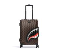 Sprayground Sharks in Paris Blur Valigia trolley (4 ruote) marrone/nero, policarbonato, 38 x 55 x 23cm