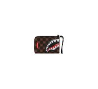 Portafoglio Sharks In Paris WTF Bubble Brown Check Sprayground