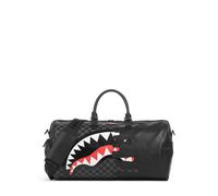 Sprayground Unfinished Shark Borsone da weekend nero, plastica, 50 x 27 x 26cm