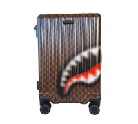 Sprayground Sharks in Paris Blur Valigia trolley (4 ruote) marrone/nero, policarbonato, 38 x 55 x 23cm