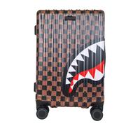 SPRAYGROUND valigia trolley da viaggio peeking character check 910CL257NSZ