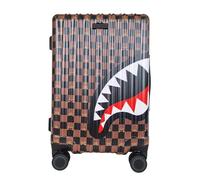 SPRAYGROUND valigia trolley da viaggio peeking character check 910CL257NSZ