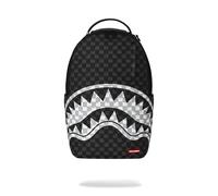 Zaino Black And White Drip Check Shark Sprayground