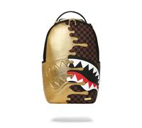 Sprayground Zaino Big Backpack Scuola City Viaggio SHARKS IN PARIS GOLD