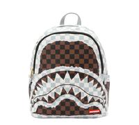 Sprayground Zaino 'CREAM AND BROWN TEAR CHECK SAVAGE' marrone / grigio chiaro / nero / bianco Donna Sprayground One Size