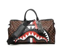 SPRAYGROUND - Zaino Marrone con Tasca con Zip in Metallo - - Bags - unisex - Marrone - ONE SIZE