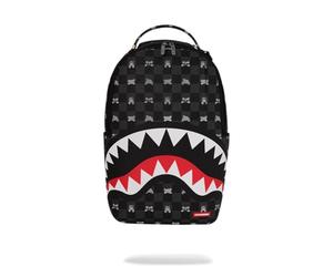 SPRAYGROUND Zaino Nero GRAY PEEKING CHARACTER CHECK DLXSV BACKPACK