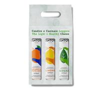 SPRAYLEGGERO PIC NIC SET : Condimento al basilico, all'arancia e pepe nero e limone- Olio Spray Italiano - 100% Naturale - Zero sprechi e dosi precise