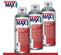 SprayMax 3 x 400 ml 1K Primer Rapid-Epoxy Antiruggine Spray Grigio