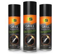 Spraytive 3 x 500 ml spray per barbecue - Detergente per barbecue - cura e conserva le griglie, padelle (acciaio inossidabile, ghisa) & Co. - Spray antiaderente, non stick per barbecue Weber Grills,