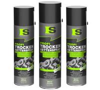 Spraytive 3 x 500 ml spray professionale a secco per catena moto bicicletta | Non strizza: Dry Lube grasso per catena come lubrificante a secco per catene, ingranaggi, superfici scorrevoli e giunti