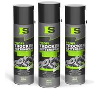 Spraytive 3 x 500 ml spray professionale per catena a secco - PTFE spray lubrificante a secco per biciclette, moto, macchinari, catene e ingranaggi - forte - nessun lancio - protezione per tutte le