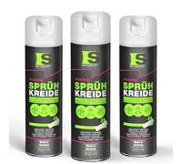 Spraytive 3 x pastelli spray da 500 ml, colore rosa fluo, lavabile, vernice a gesso luminosa, per esterni, marcatura del pavimento, temporaneo, per asfalto, erba, calcestruzzo