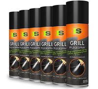 Spraytive 6 spray antiaderente per la cura della griglia in ghisa, 500 ml | Olio spray vegetale per la cura di padelle, forno olandese, piastra, barbecue a gas e affumicatore, per bruciare, antiruggine