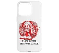 Spread Those Pages Good Girl I Look Better Bent Over a Book Custodia per iPhone 15 Pro Max