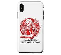 Spread Those Pages Good Girl I Look Better Bent Over a Book Custodia per iPhone XS Max