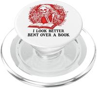 Spread Those Pages Good Girl I Look Better Bent Over a Book PopSockets PopGrip per MagSafe