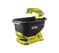 RYOBI Spargitore a Batteria 18V One+ 4L Senza Fili con Flusso Regolabile 2,5-3,5 m, Sistema Anti-Intasamento, Distribuzione Uniforme di Sementi, Fertilizzanti e Sale, Batteria Non Inclusa, OSS1800