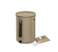 Spreco alimentare Bidone del compost della spazzatura for interni Piccolo composter Secchio con coperchio sigillato e rubinetto da bancone cucina Sistema di compostaggio(Bruin)