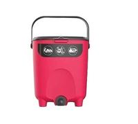 Spreco alimentare Secchio for compost Kit di avviamento Contenitore da cucina banco compostaggio con Riciclatore cibo liquido interni(Red)