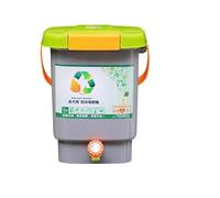 Spreco alimentare Sistema di compostaggio interno Secchi for compost da cucina con rubinetto Coperchio ermetico Modo pratico raccogliere tutti i rifiuti organici