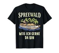 SPREEWALD perché Mi Piace Essere Natura Kahnfahrt Spreewald Maglietta