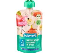 Spremete la busta di anguria e banana nella mela da 1..., 100 g - Marca DM Germania - Compatibile con babylove - Quetschbeutel Wassermelone & Banana in Apfel ab 1..., 100 g