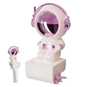 Spremi-dentifricio a forma di astronauta, dispenser di dentifricio, resistente, per crema mani e viso, per bambini e adulti, per la casa e il bagno