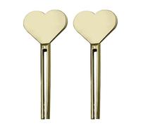 Spremi-dentifricio a forma di cuore, 2 strizzacervelli in acciaio per creme, crema, vernice e gel, chiave manuale a rullo in metallo per risparmiare e distribuire facilmente