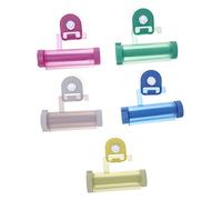Spremi Dentifricio a Ventosa 5 Pezzi, Plastica per Bagno e Uso Domestico | Plastica, Non Si Deforma, Dispenser per Dentifricio e Stringi Dentifricio, per Bagno, Casa e Tubetti Domestici