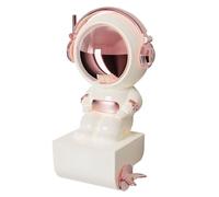 Spremi-dentifricio, dispenser per tubetti di dentifricio, montaggio a parete con ventosa, supporto resistente per il lavaggio del viso per bambini e adulti, organizer da bagno, 8 x 8 x 14 cm, 70 g in