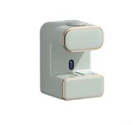Spremi-dentifricio elettrico, montaggio a parete, per bagno, con 3 posizioni per spazzolino da denti, dispenser automatico con sensore, design senza tocco, ricarica USB, per casa, bagno (verde)